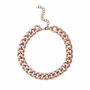 New Chunky chain Rose Goldtone